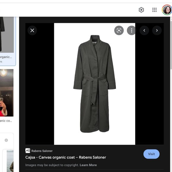 Cajsa - Canvas organic coat - Picture 1 of 4